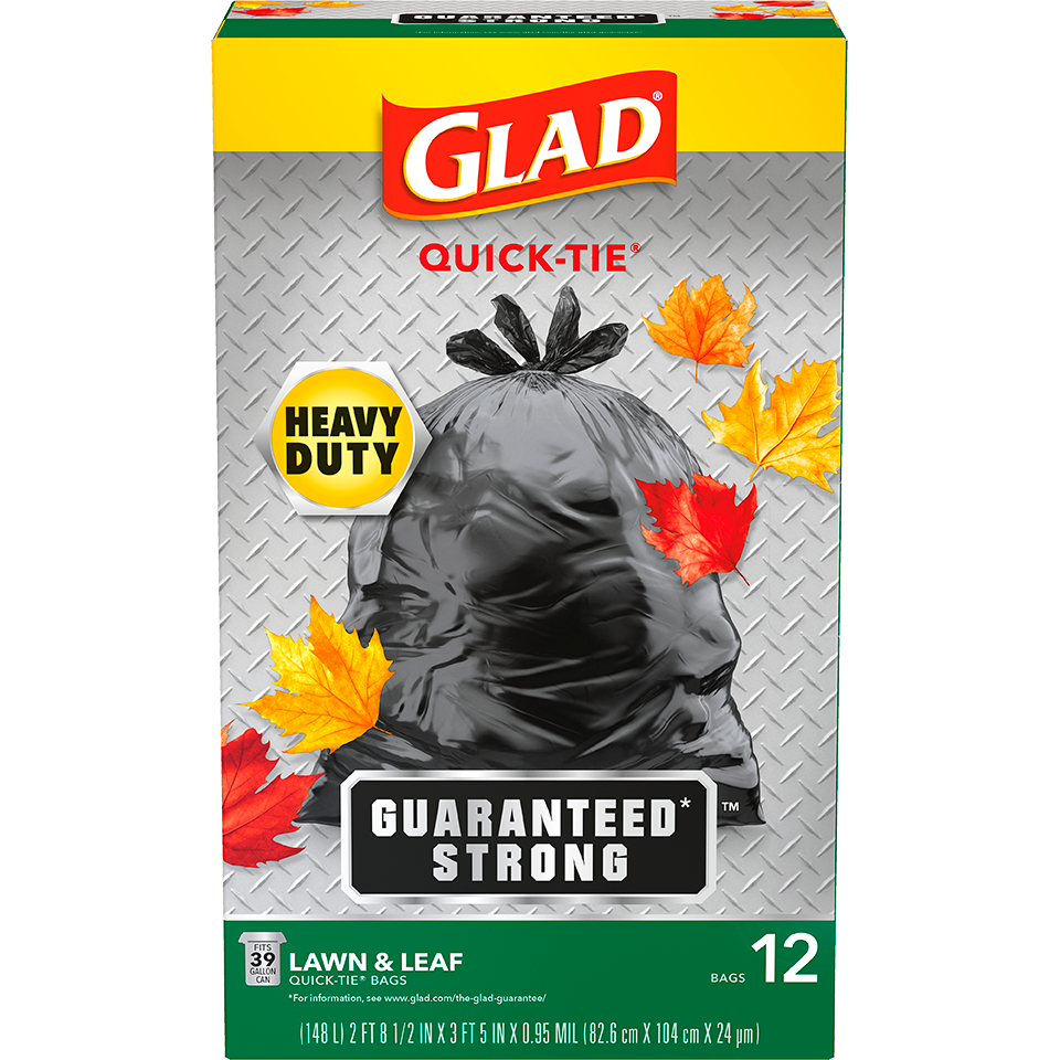 Glad Lawn & Leaf Trash Bags - 39 Gallon/30ct