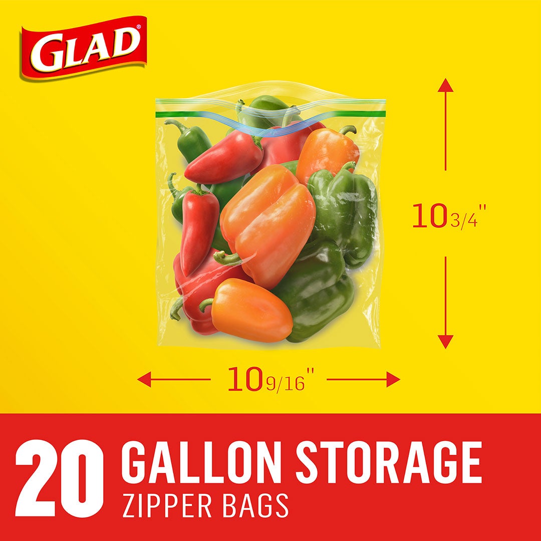 Food Storage Zipper Gallon