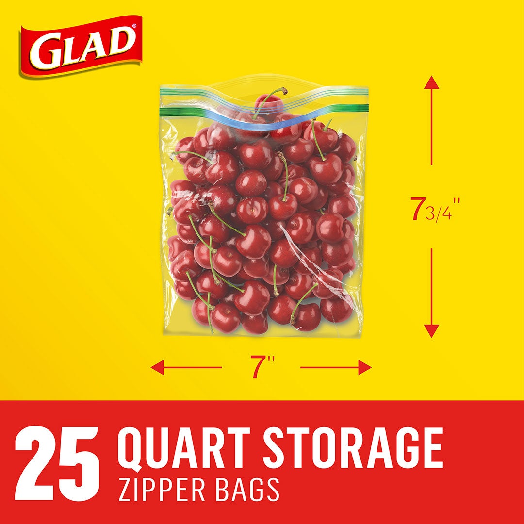 Food Storage Zipper Quart