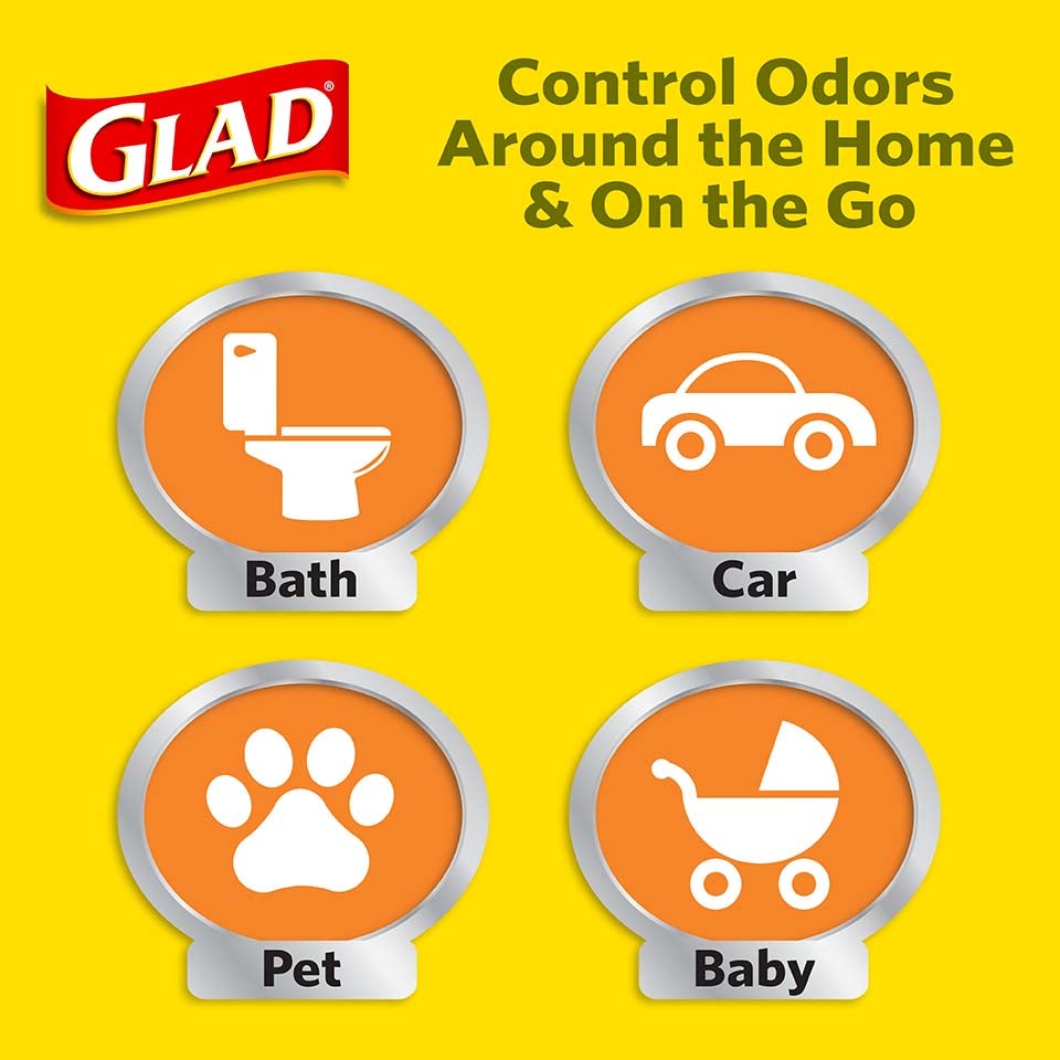Glad 8 gallon 2025 garbage bags