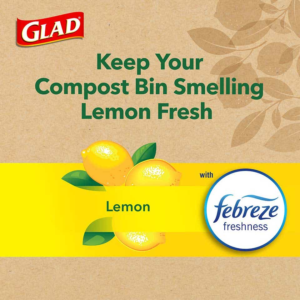 Glad Compost Trash Bags - Unscented - 22ct : Target