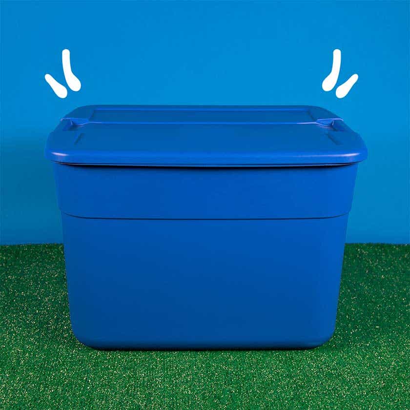 How to Make a Compost Bin Using Plastic Storage Containers