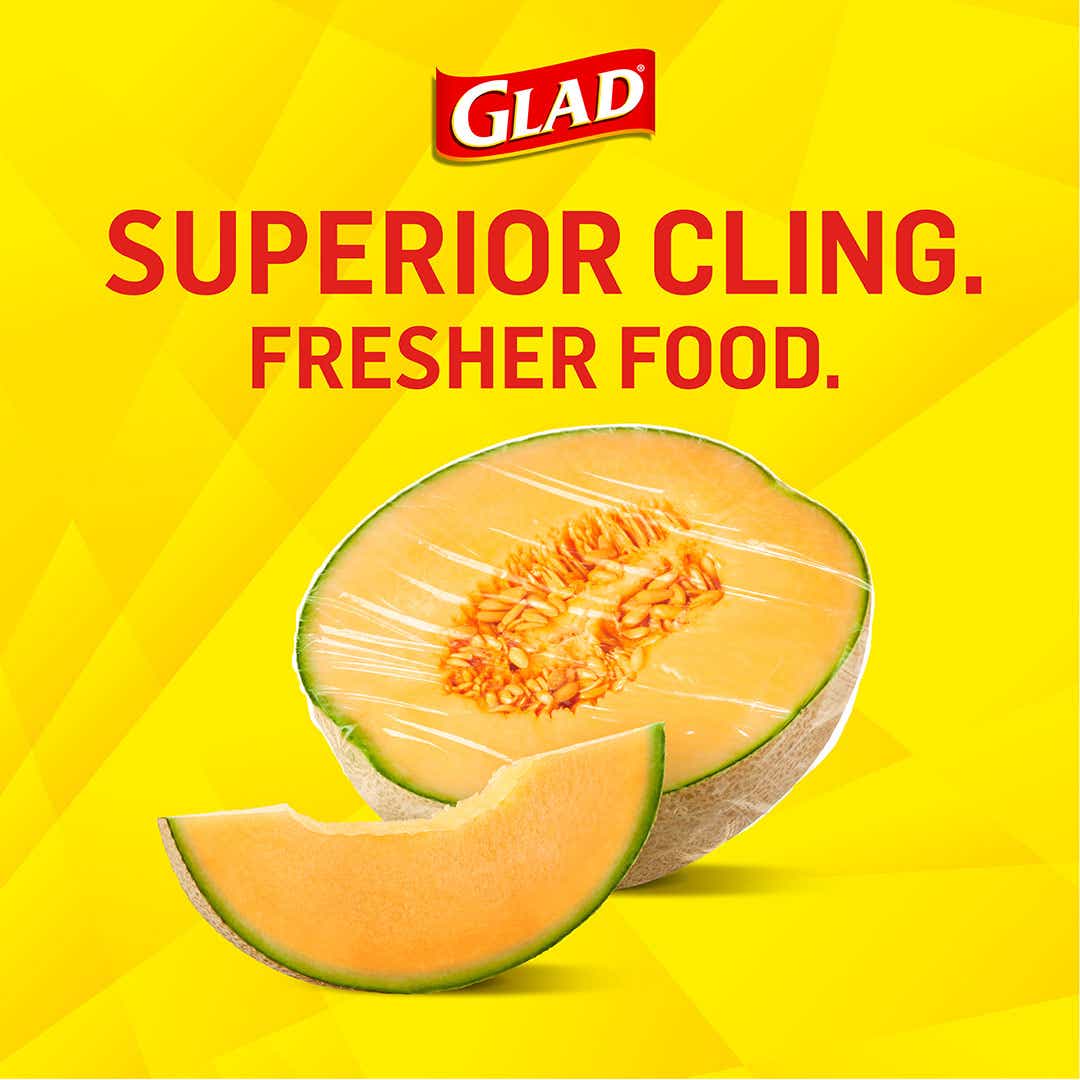 Glad Cling'n Seal 200 sq ft Clear Food Wrap