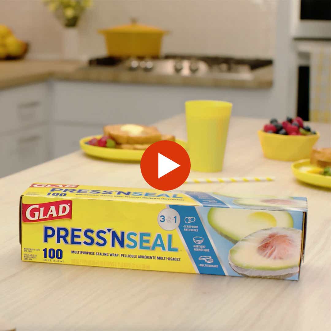 Glad Press 'n Seal Sealable Plastic Wrap - 70 sq ft roll