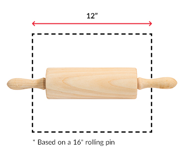 Schematic of a kitchen with measurements