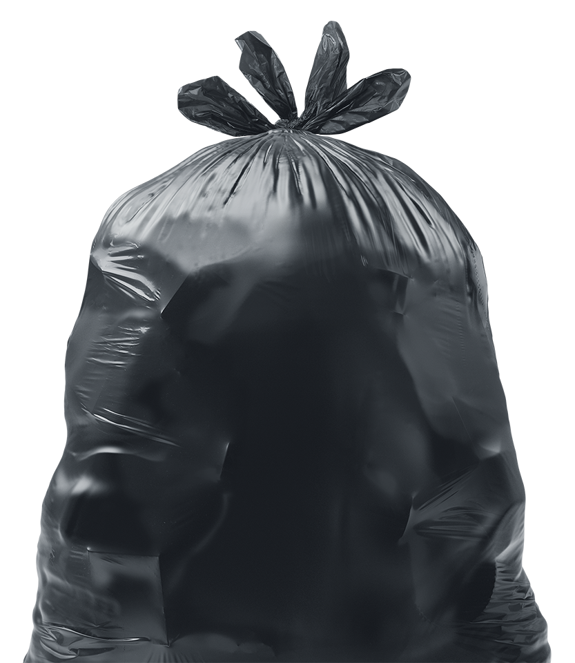 Buy Glad Easy-Tie 30200 Garbage Bag, XL, Plastic, Black XL, Black