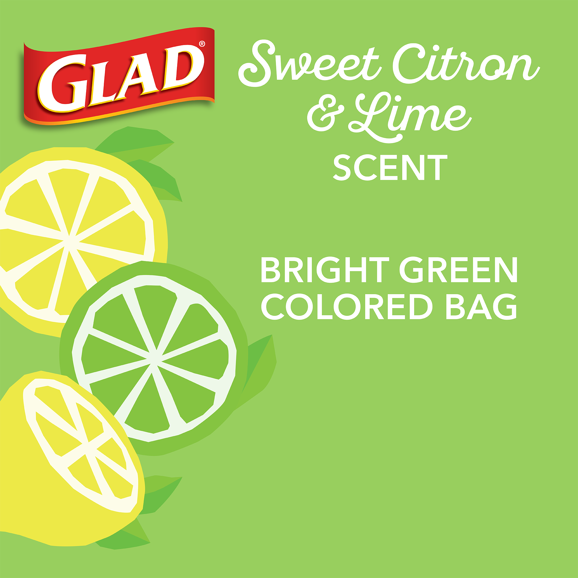 Sweet Citron & Lime Small Garbage Bags