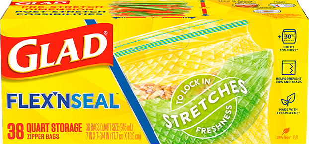 Glad flex n seal storage bags new arrivals