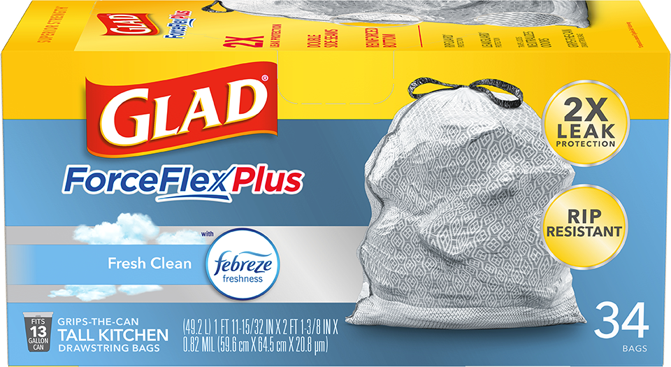 Kitchen ForceFlexPlus Bags Fresh Clean Scent