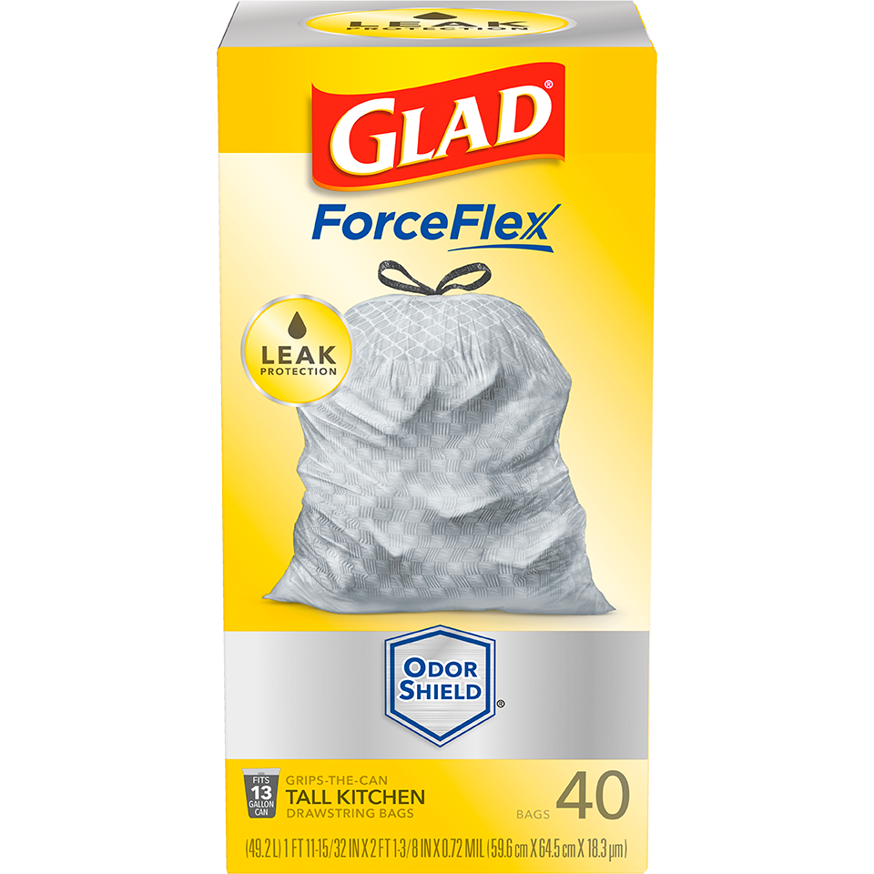 Small Flat Top Trash Bags by Glad® CLO78817EA