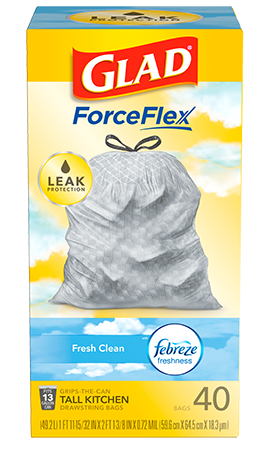 Kitchen ForceFlex Bags Fresh Clean Scent