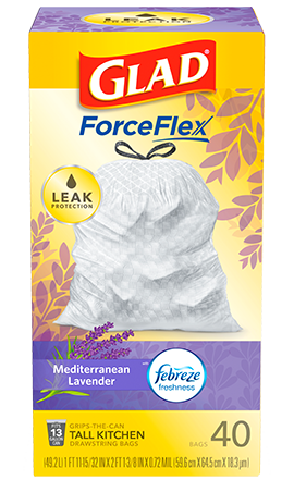 Kitchen ForceFlex Bags Mediterranean Lavender Scent