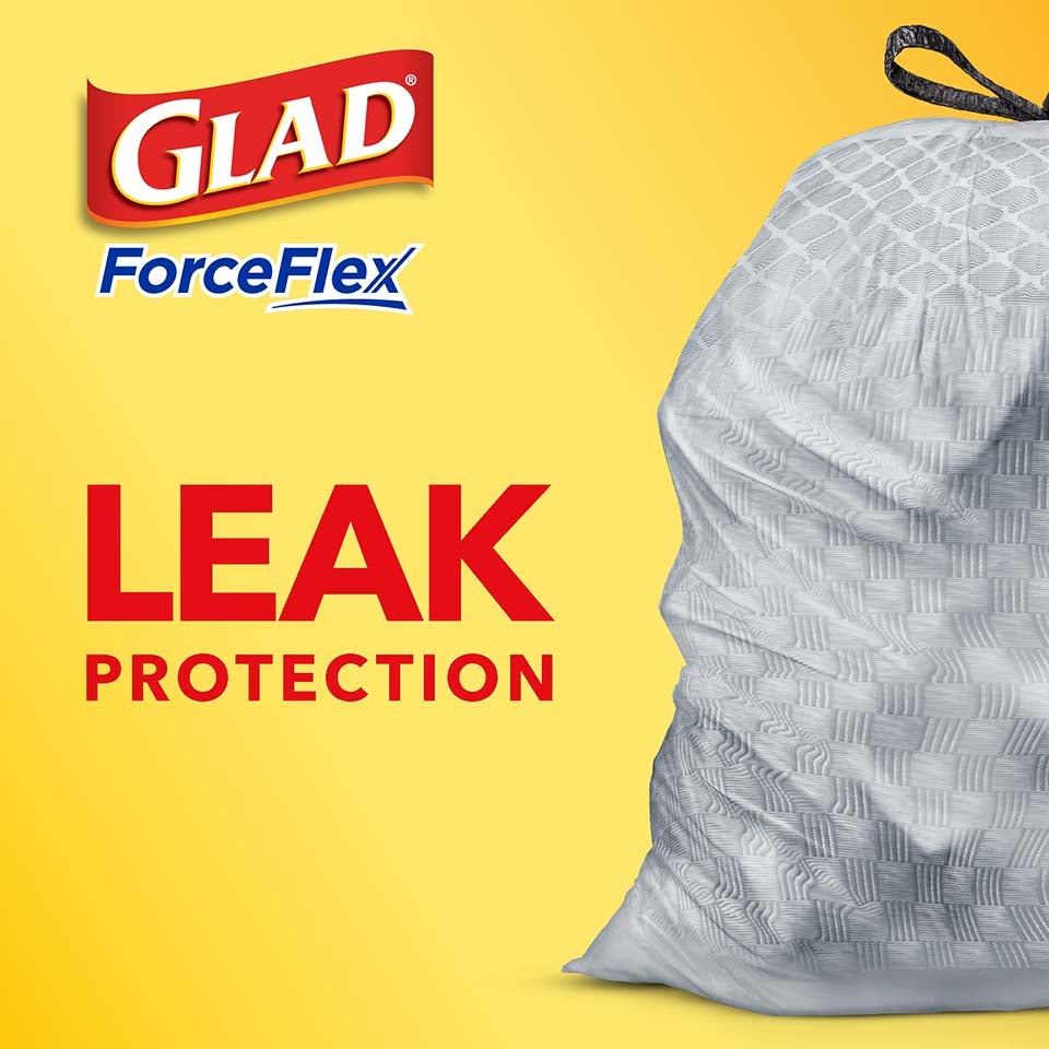 Kitchen ForceFlex Lemon Zest Scented Trash Bag