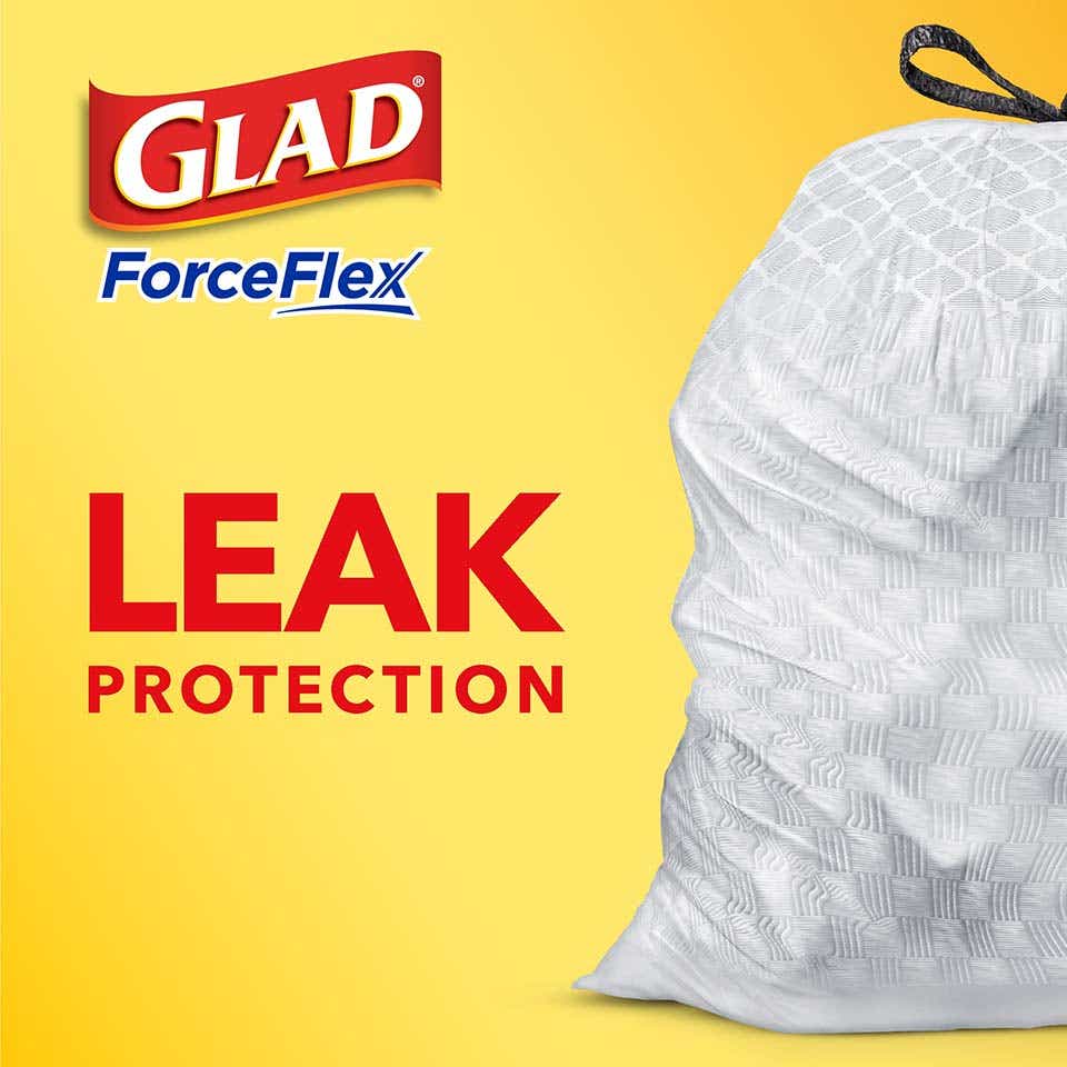 Glad ForceFlex Trash Bags Island Fresh Gain 40ct : Cleaning fast delivery  by App or Online