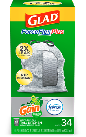 Kitchen ForceFlexPlus Bags Gain Original Scent