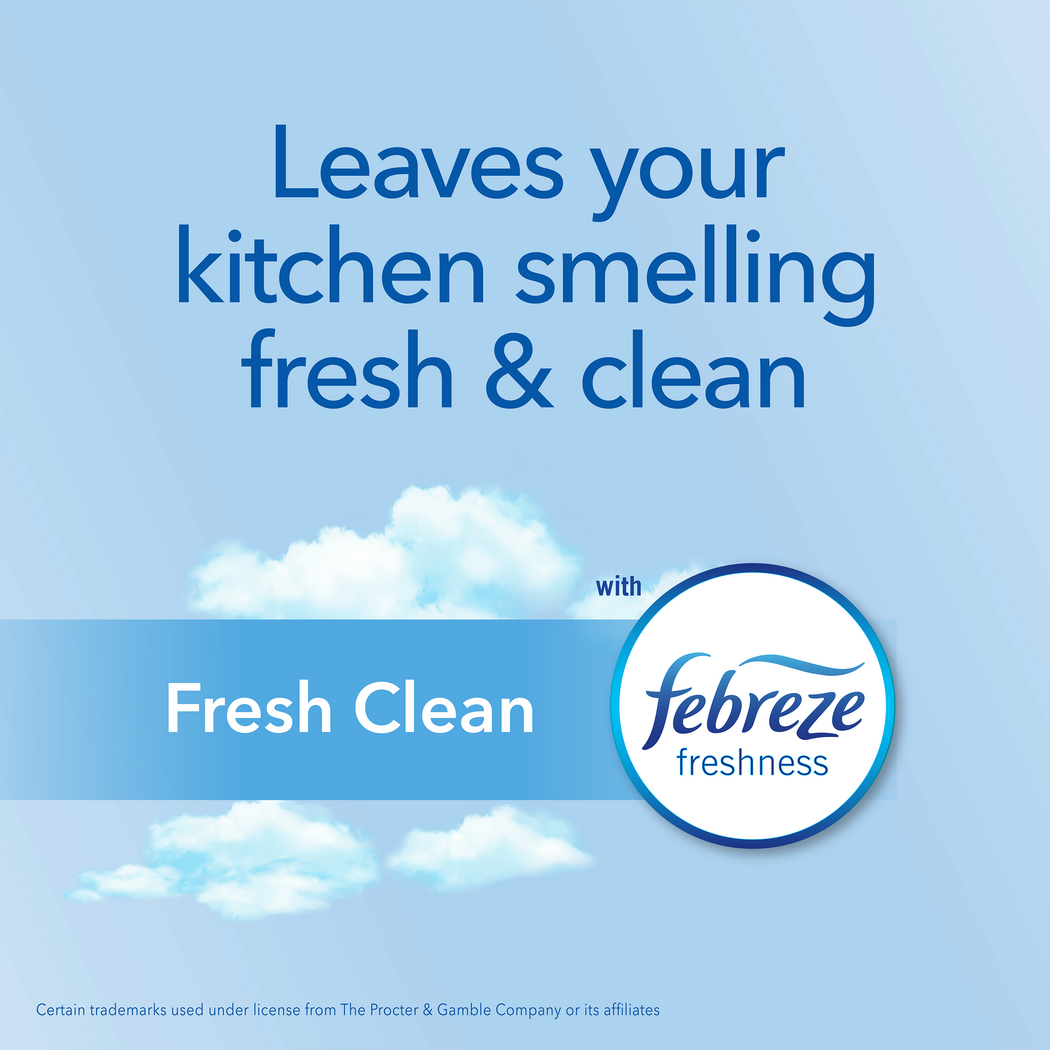 Glad ForceFlex MaxStrength 20-Gallons Febreze Fresh Clean Gray Plastic  Kitchen Drawstring Trash Bag (30-Count) in the Trash Bags department at