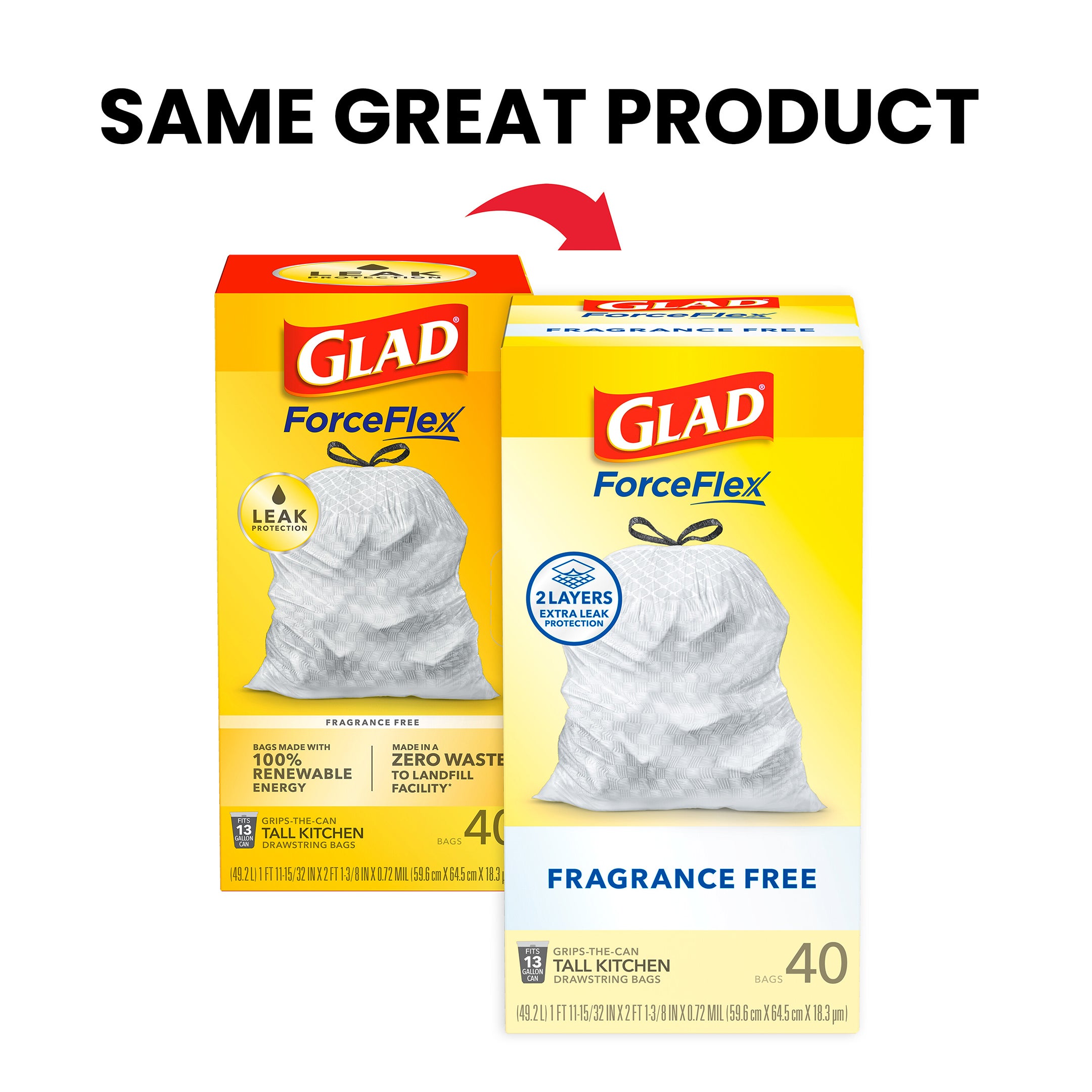Glad forceflex 100 discount