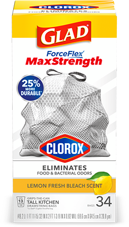 ForceFlex MaxStrength™ with Clorox® Bags Lemon Fresh Bleach Scent
