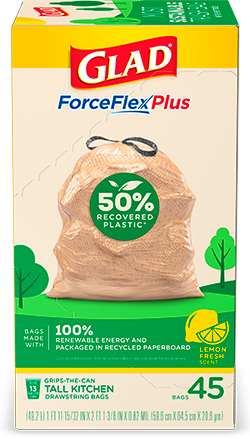 ForceFlexPlus Recovered Materials Bag Lemon Fresh Scent