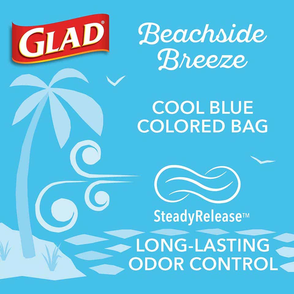 Bolsas de Basura Pequeñas con Aroma Beachside Breeze®