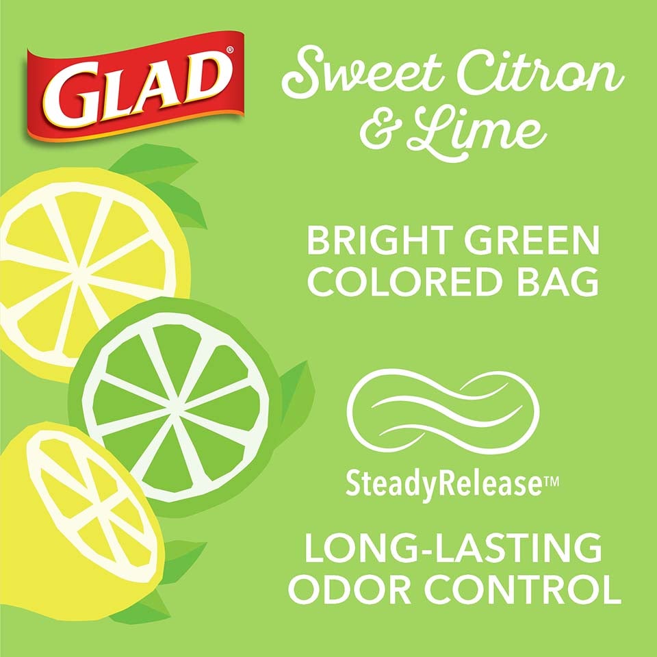 Sweet Citron & Lime Small Garbage Bags