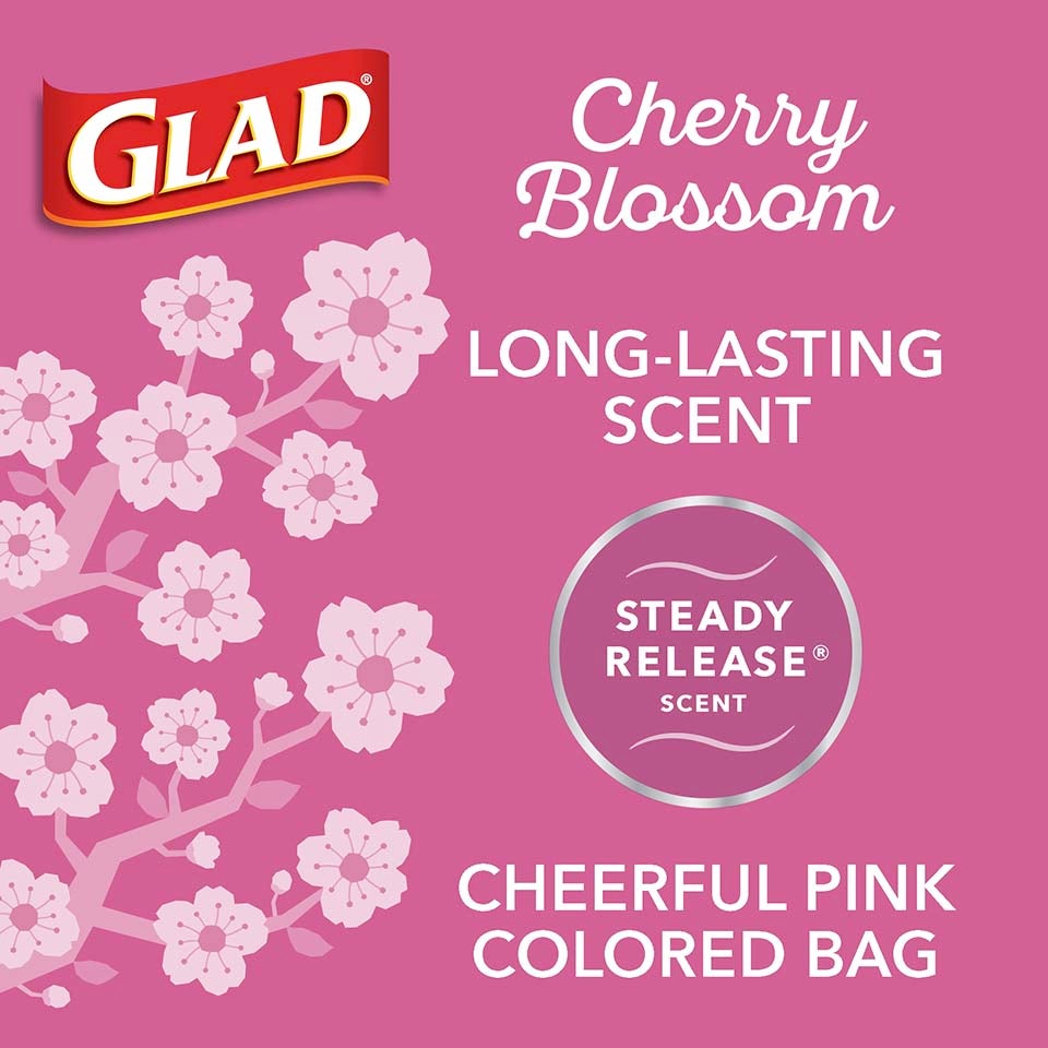 Cherry Blossom Small Garbage Bags
