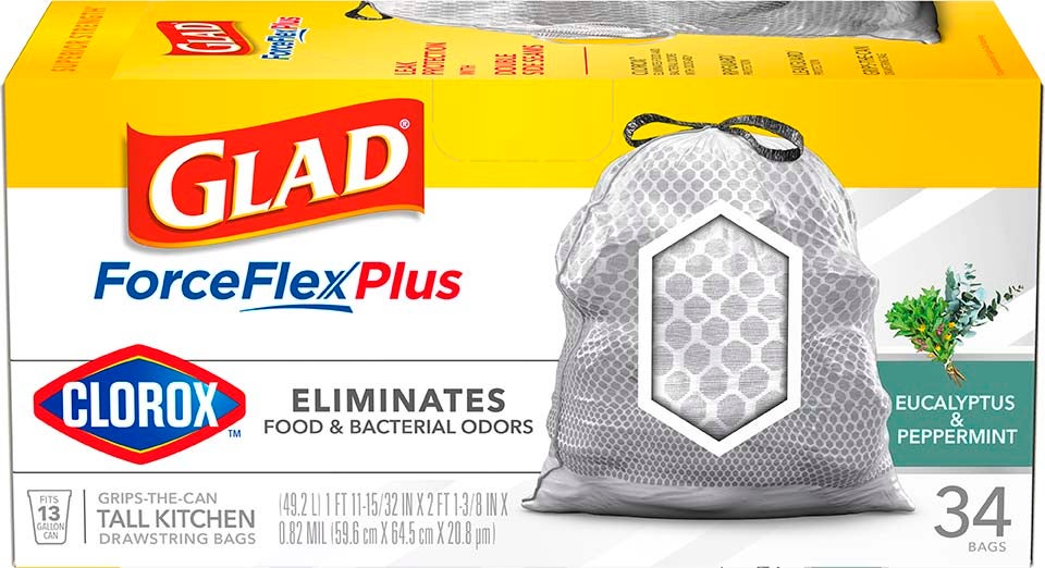 ForceFlexPlus with Clorox™ Bags Eucalyptus & Peppermint Scent