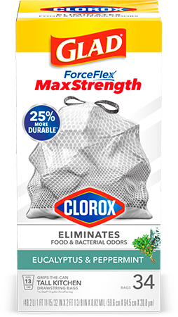 Glad Small Garbage Bags, 4 Gallon Bags, 4 - 30 Count (120 Total) - Whole  And Natural