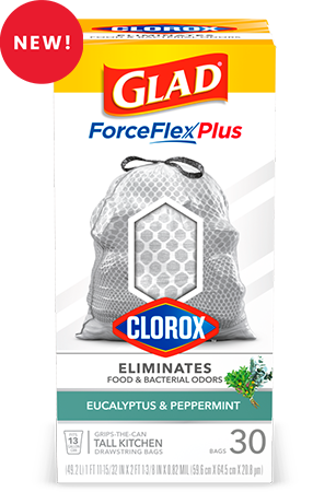 ForceFlexPlus with Clorox™ Bags Eucalyptus & Peppermint Scent