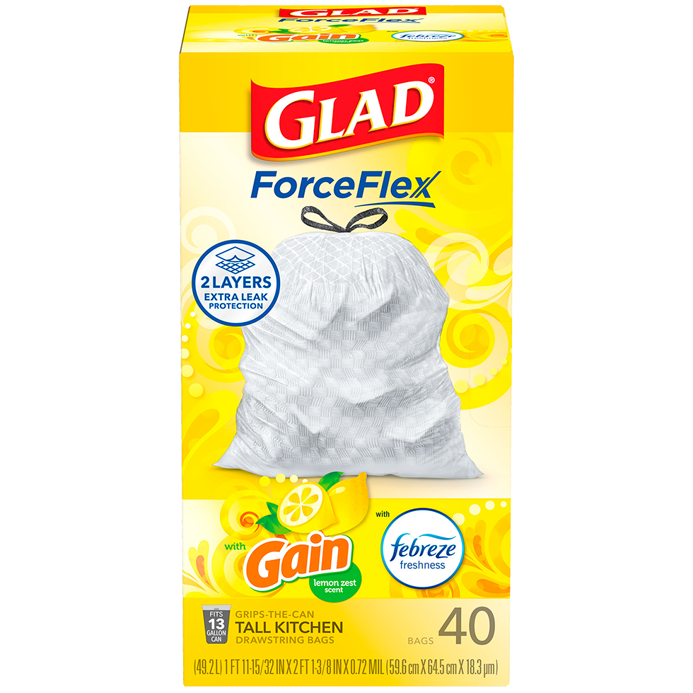 Glad Moonlight Breeze Scent Drawstring Tall Kitchen 13 Gallon Trash Bags -  Shop Trash Bags at H-E-B