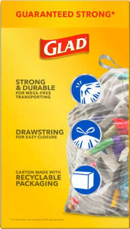 Clear Bag Kitchen Drawstring